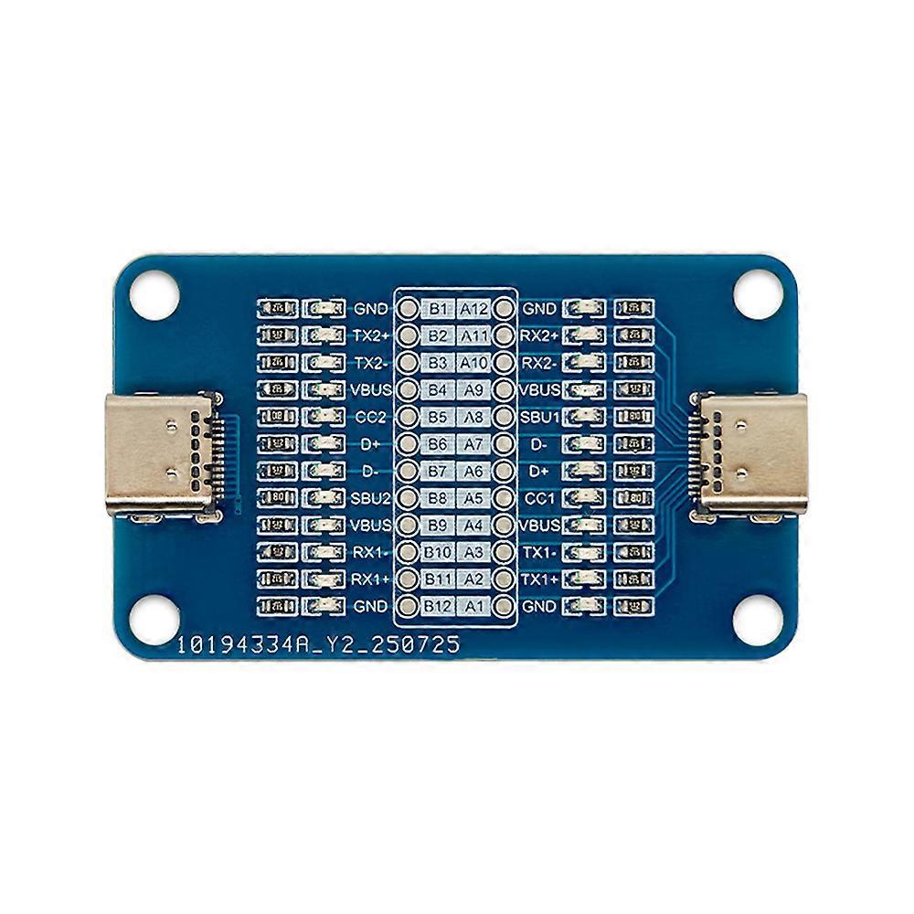 Dual-headed Type-C Fast Charging Cable Testing Module Type C to Type C Cable Testing Module Portable Indicator Cable Tester