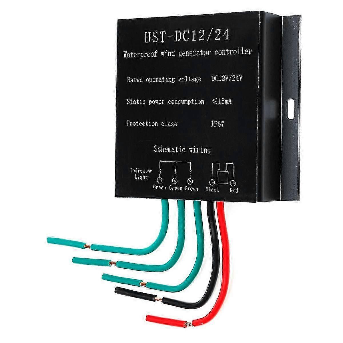 12V/24V 9000W Wind Turbines Generator Controller Waterproof Battery