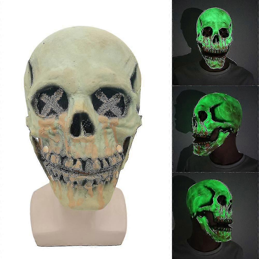 Luminous Mask With Movable Jaw