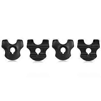 4x Fahrrad-Sattelstützenklemme für Carbon-Sattelstreben, Adapter 7x9 mm, ovale/runde Klemmen für Fahrrad-Sattelrohre, Fahrradzubehör