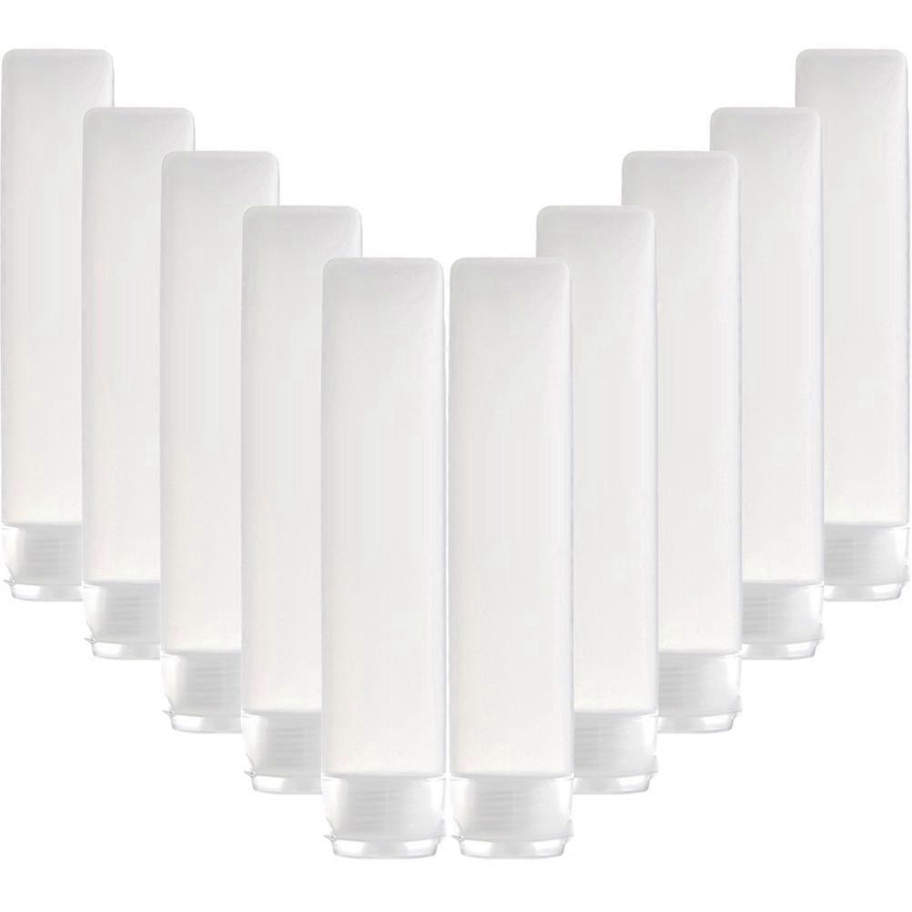 Transparent Lotion Tubes Empty Travel Refillable Tubes Containers 10Pcs