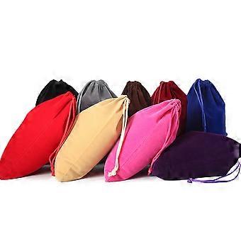 Blow Dryer Bag Flannel Drawstring Bag for Storage Use 1 Piece Black
