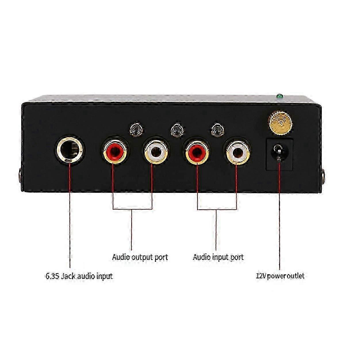 Préamplificateur phono ultra-compact PP400 avec interface pour platine vinyle, amplificateur à tubes et haut-parleurs E DB