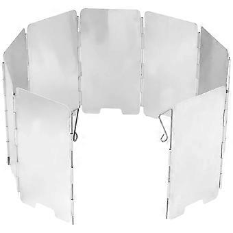Faltbarer Windschutz aus Aluminiumlegierung für Campingkocher, 1 Set