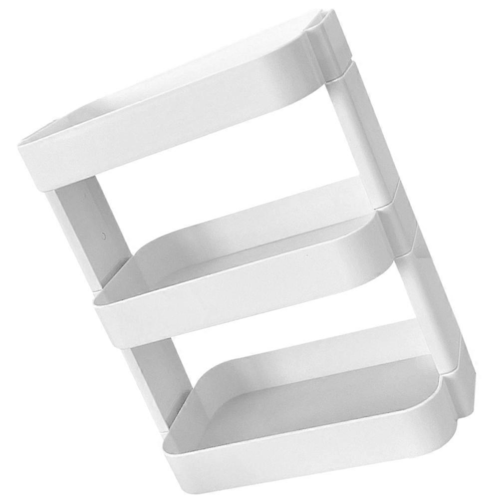 Tabletop Makeup Organizer 3-Layer Multi-function Cosmetics Display Stationery Rack