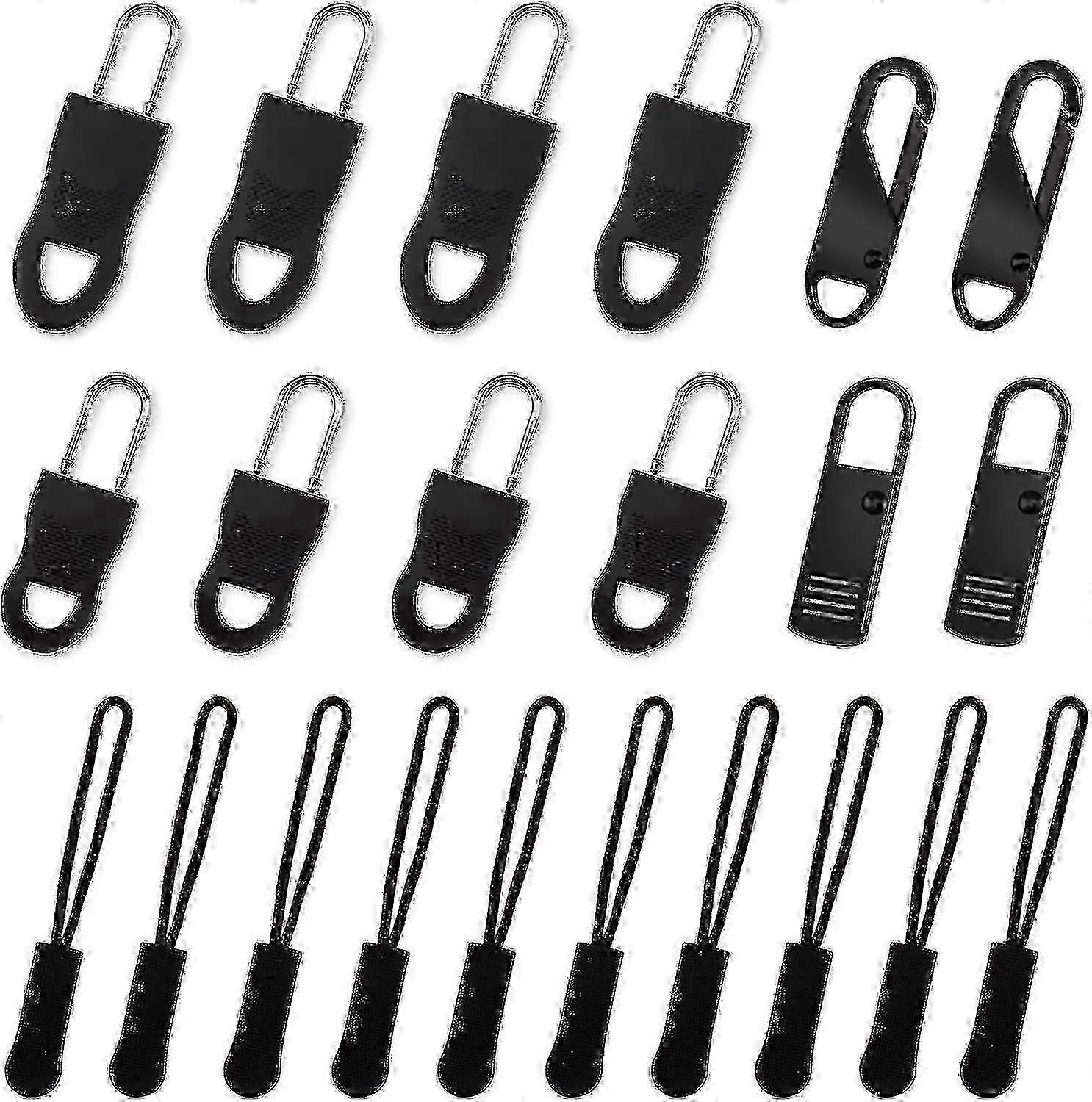 22 Pack Universal Zipper Pull Replacement Kit Edition 0731
