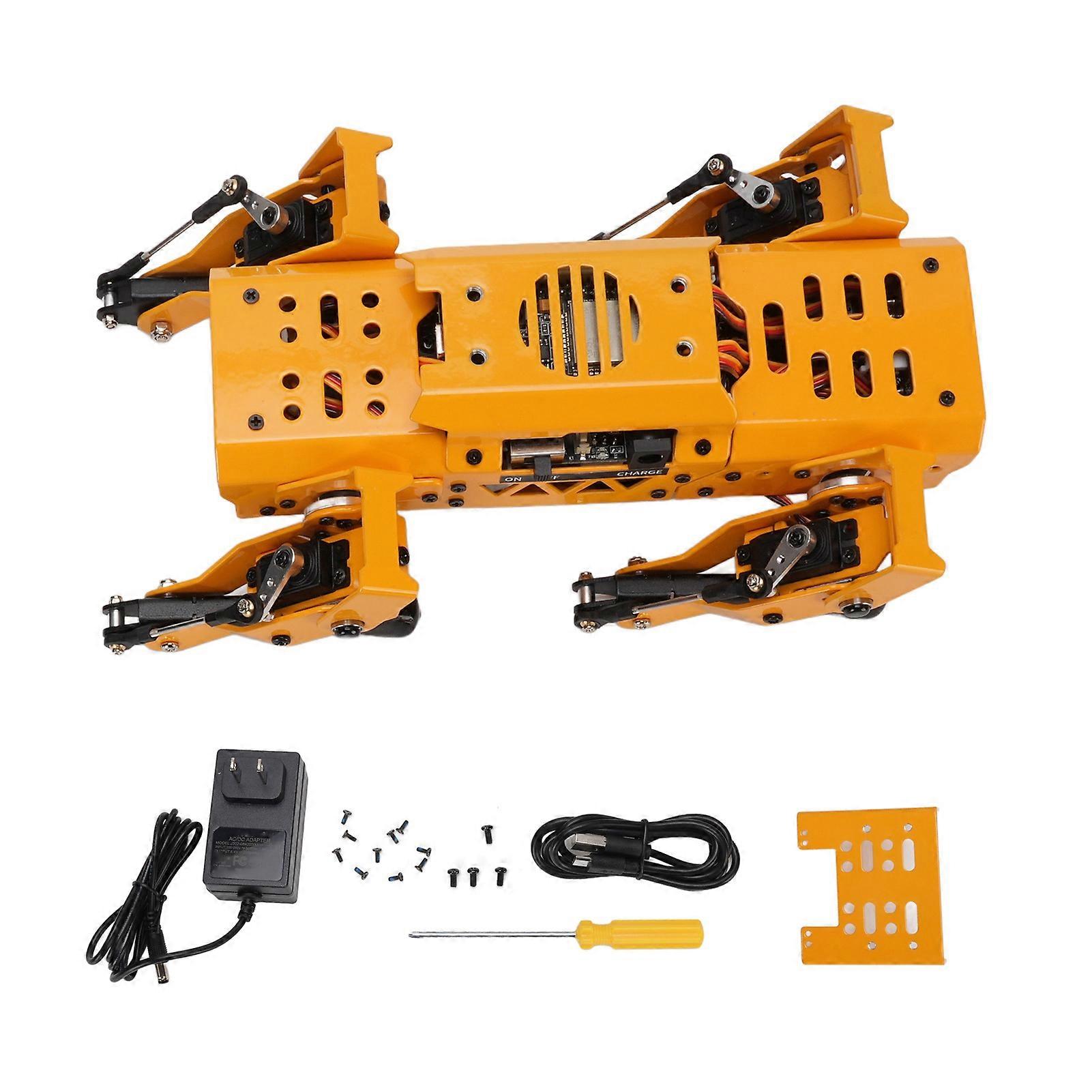 Smart Robot Dog for Python Graphical Programming with PC App Control, 4-Legged Quadruped Robot for Technology Education 1500mAh Battery