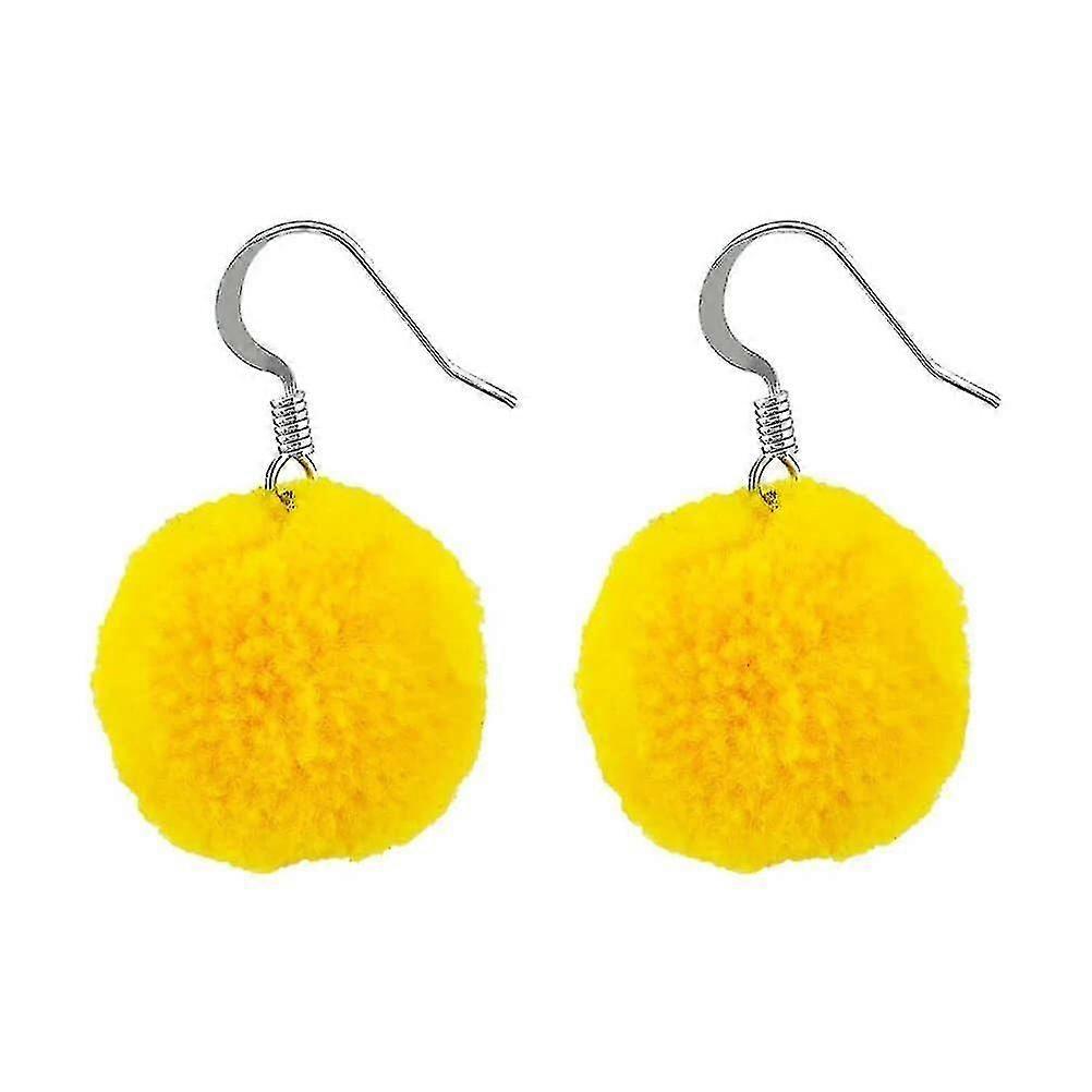 Pom-pom Bomull Drop øredobber
