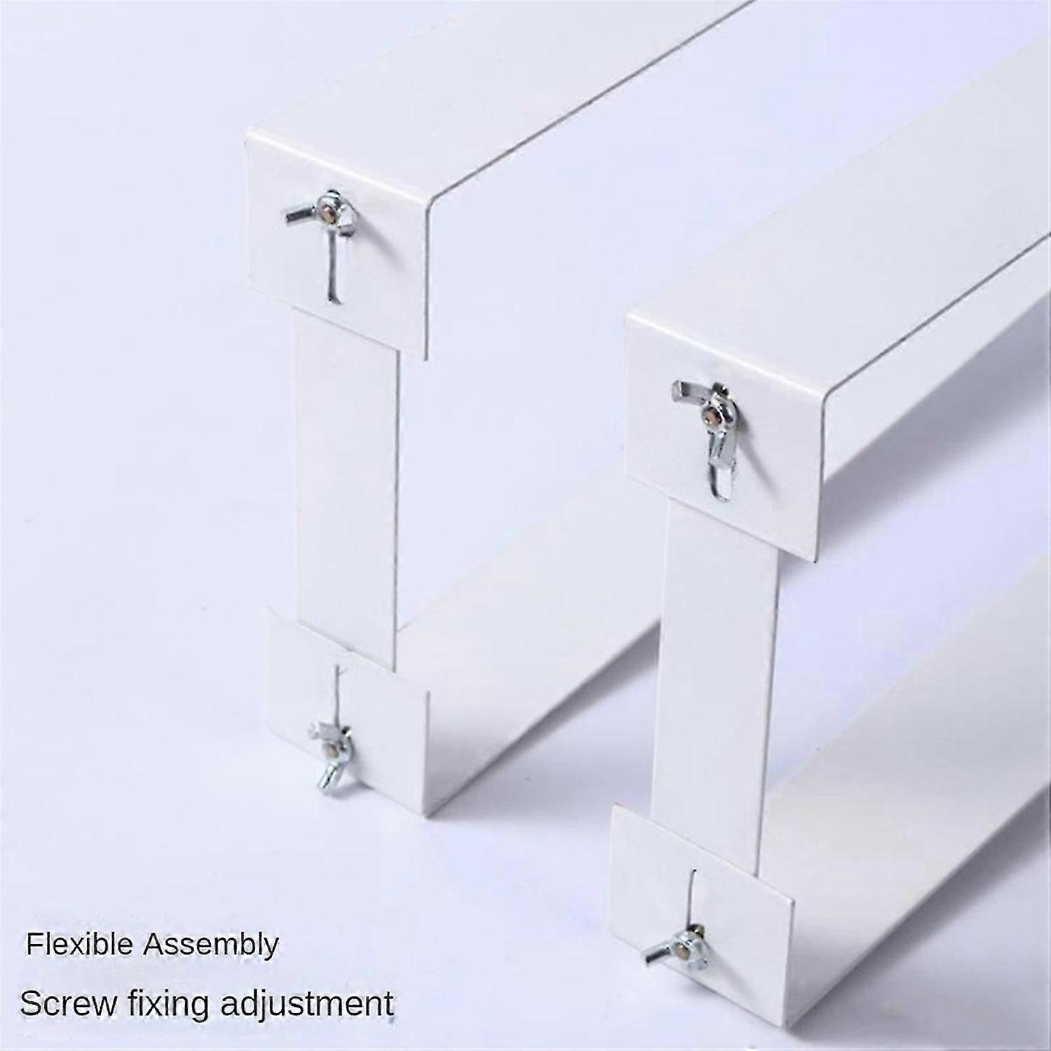 Under Desk PC Mount Bracket for Computer Case Mainframe Hanger White