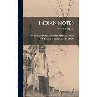 Indian Notes V.9no.2 1973spring - Creative Media Partners LLC - Paperback - English Book - History