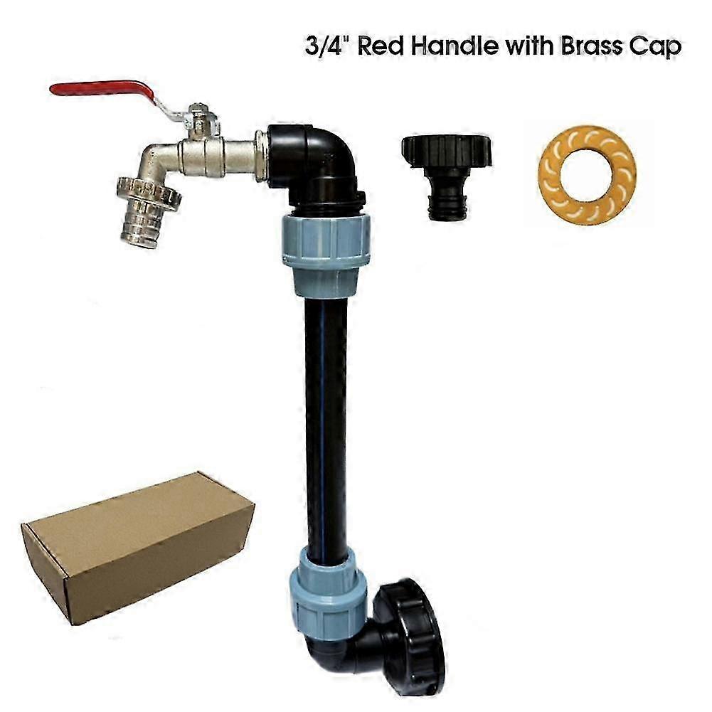 IBC Tank Fitting Set Leak Proof Tool Free Installation Flow Control