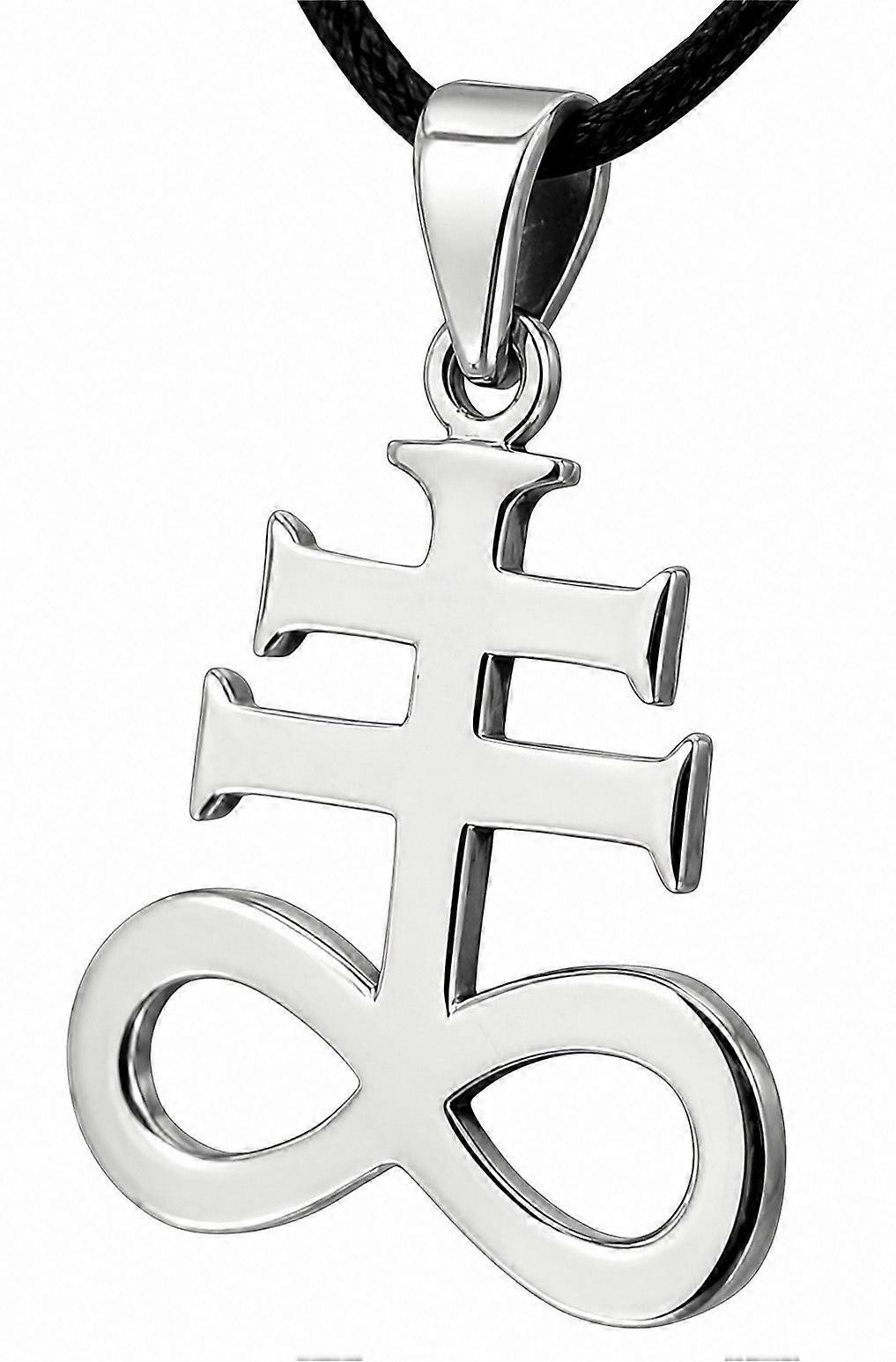 Leviathan Cross 403 med Ormkedja - Silver