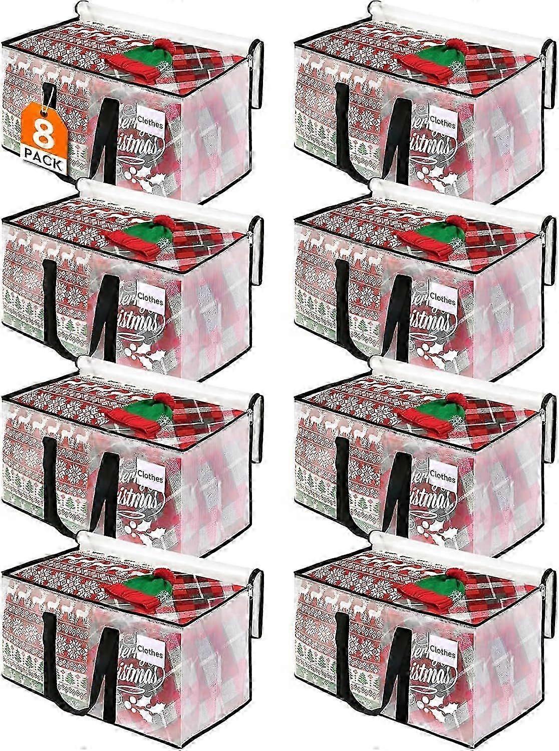 Extra starka flyttväskor 93L 8-pack för hemmets förvaringsbehov