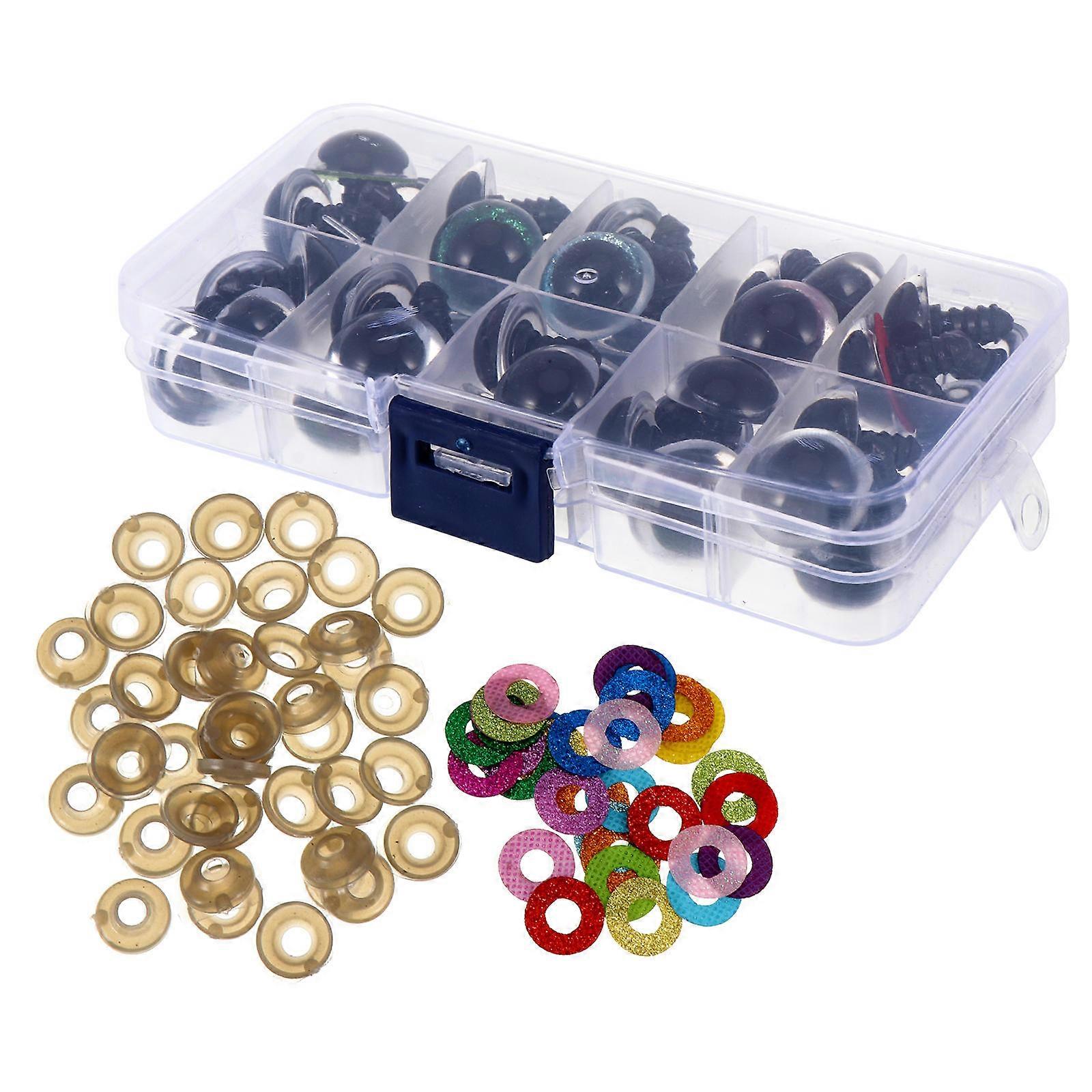 Realistic Craft Eyeballs 40Pcs Handmade Projects Assorted -Friendly Material 3D Effect