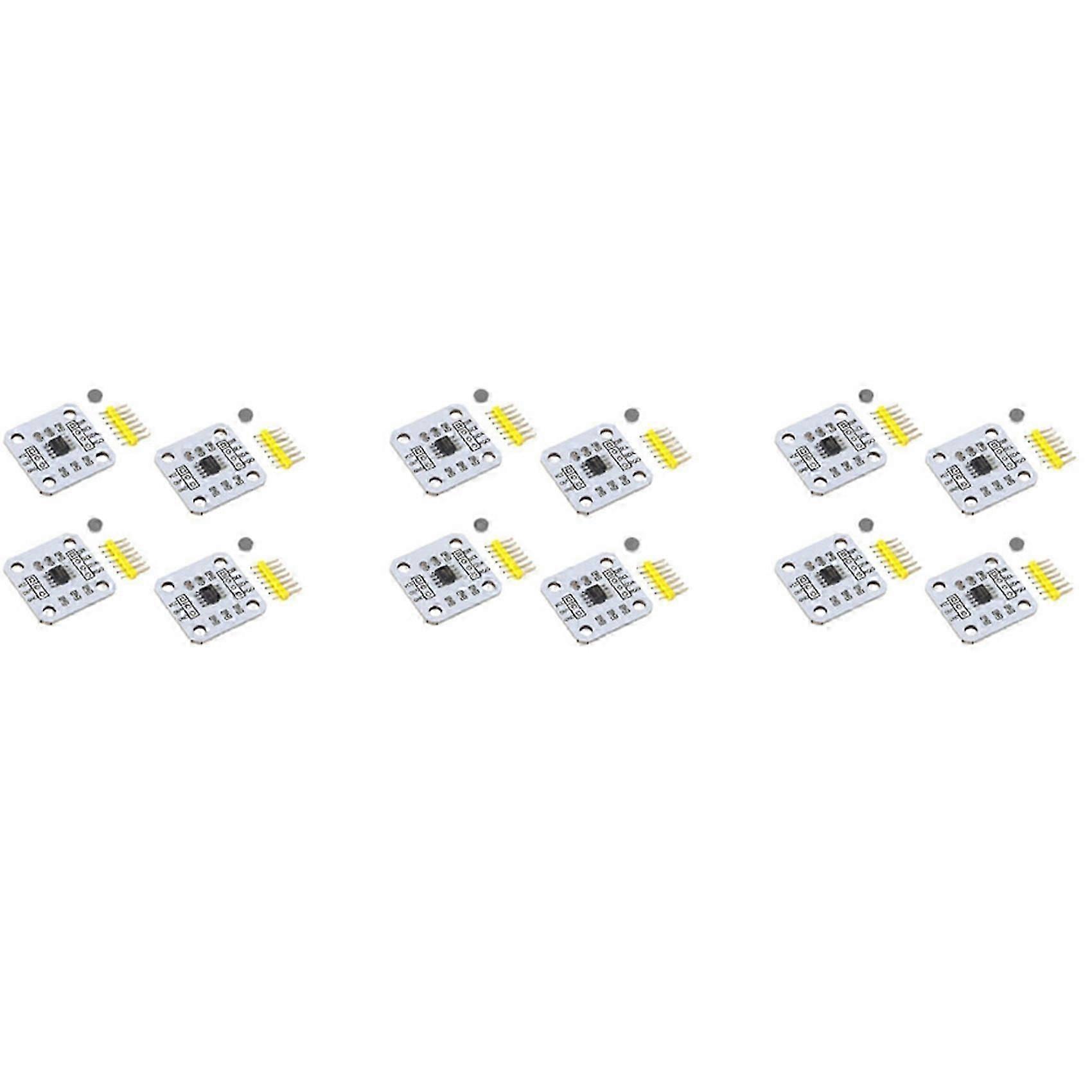 12Pcs AS5600 Magnetic Encoder Magnetic Induction Angle Measurement Sensor Module 12Bit High Precision