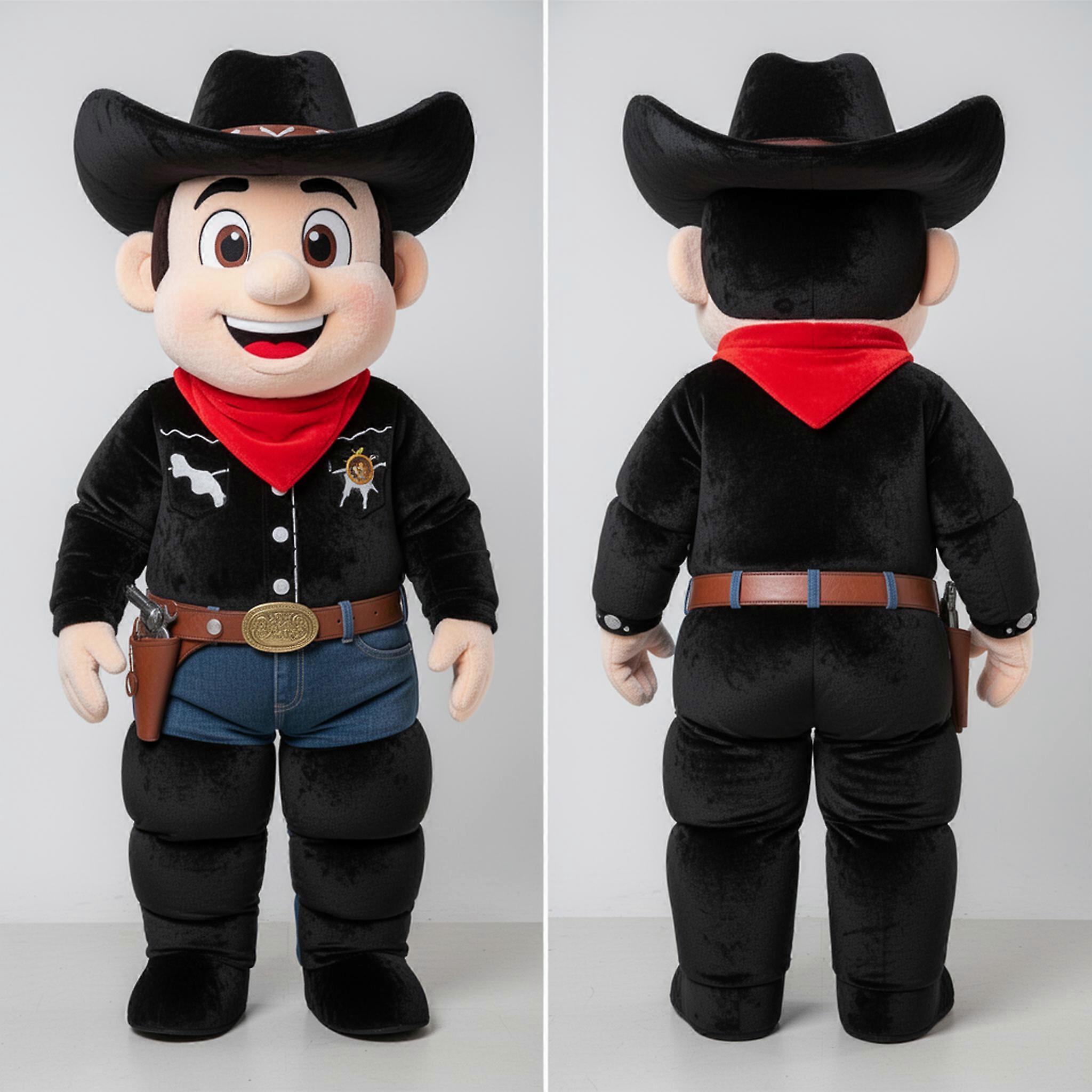 MASTICOT Midnight Blue Padded Cowboy Mascot