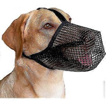 Dog Muzzle With Adjustable Straps, Soft Mesh Covered Muzzles For Small Medium Large Dogs