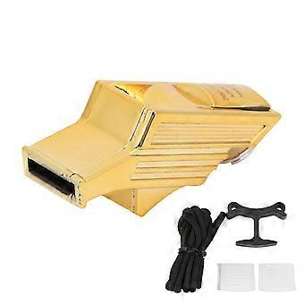 Apito esportivo Mortun ABS para treinamento de árbitros profissionais de futebol, basquete e vôlei, dourado