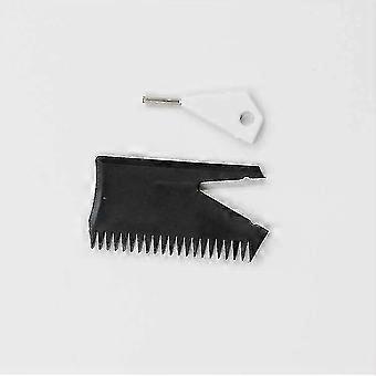 Tabla de surf encerada pvc tabla de surf peine de cera (2pcs, negro)