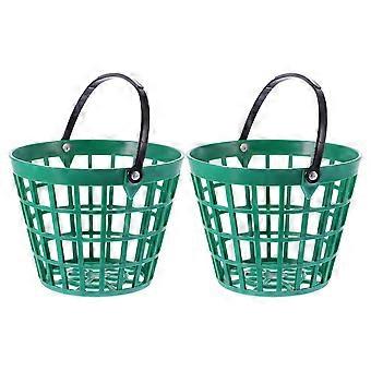 Golf Ball Basket Holder Portable Plastic Storage for Yard 6Pcs Set