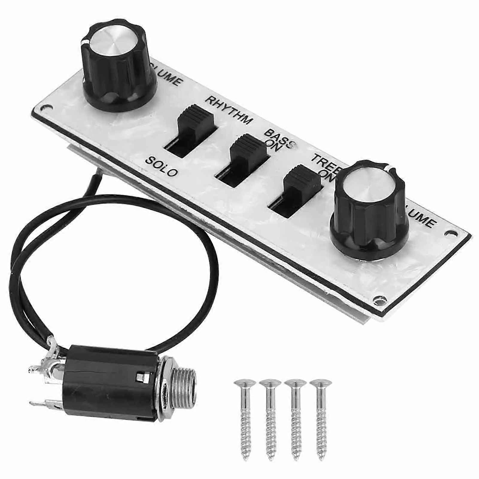 Prewired Width Control Plate Loaded Switch Wiring Harness Knobs Guitar Circuit Board