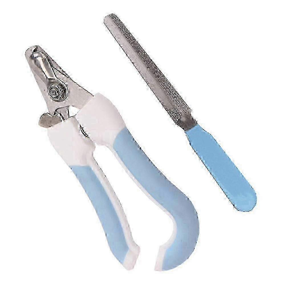 Ergonomic Pet Nail Clipper With File Set