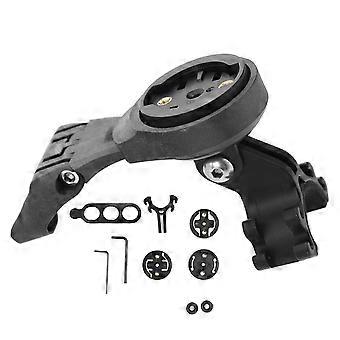 2X Bike Handlebar Stem Computer Mount Support for Garmin Bryton Wahoo Giant with Light Camera Bicycle Mounts Holder_aa