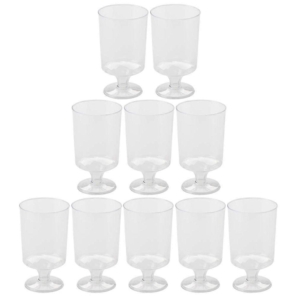 Transparent Pudding Cups for Plastic Dessert Serving 30Pcs Pack