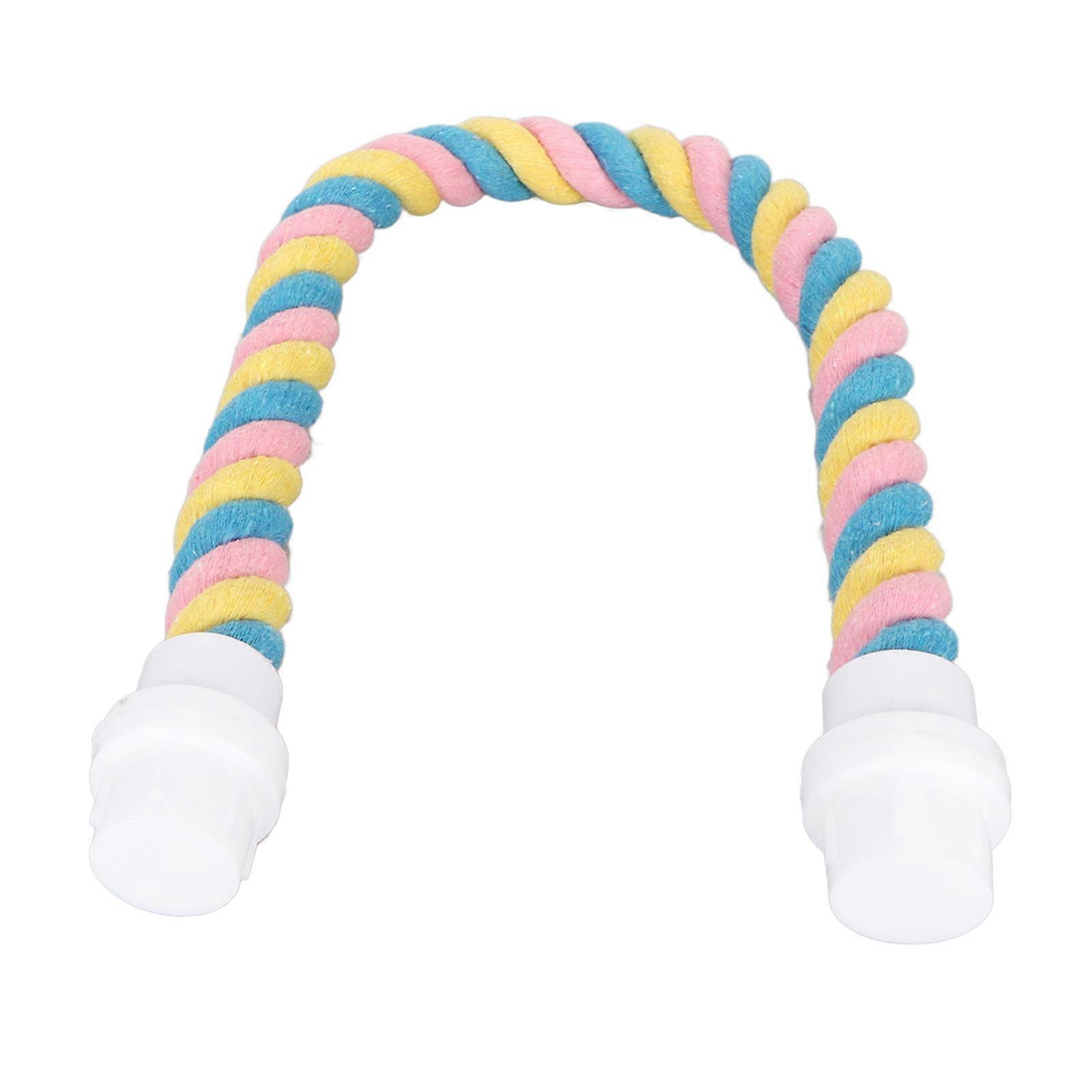Bendable Cotton Rope Climbing Toy Foraging Perch