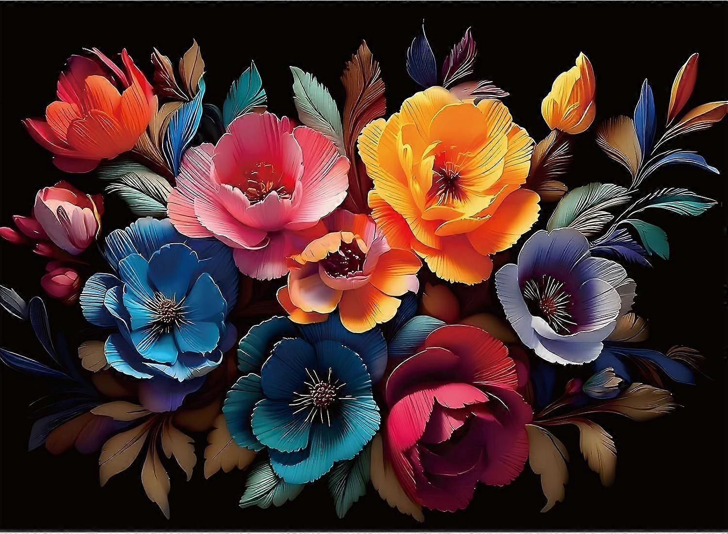 Flowers - Midnight Bloom Advanced Challenge Puzzle JI-821