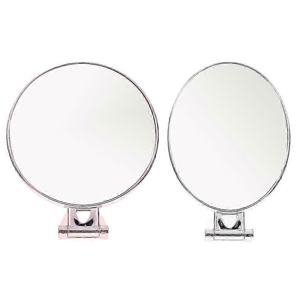 Round & Oval Folding Makeup Mirror Set
