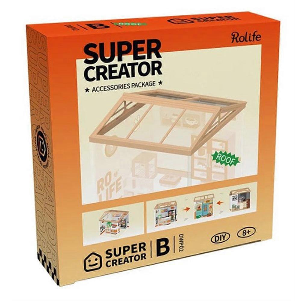 DIY Kunststoff-Supermarkt - nur Dach