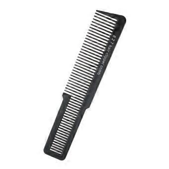 Professional Black Hair Cutting Comb for Men and Women, Antistatic Salon Barber Comb with Medium Teeth