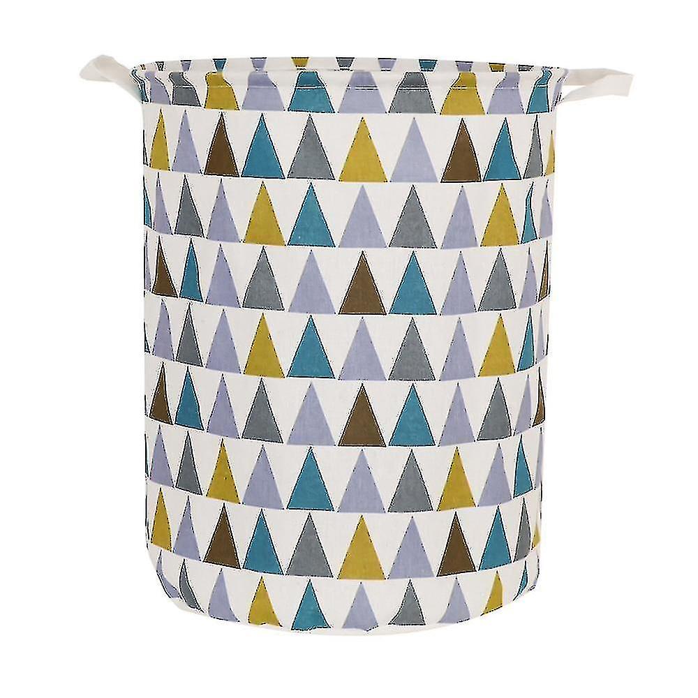 Fabric Simple Foldable Laundry Basket Bag, Folding Laundry Basket Bag (triangle)