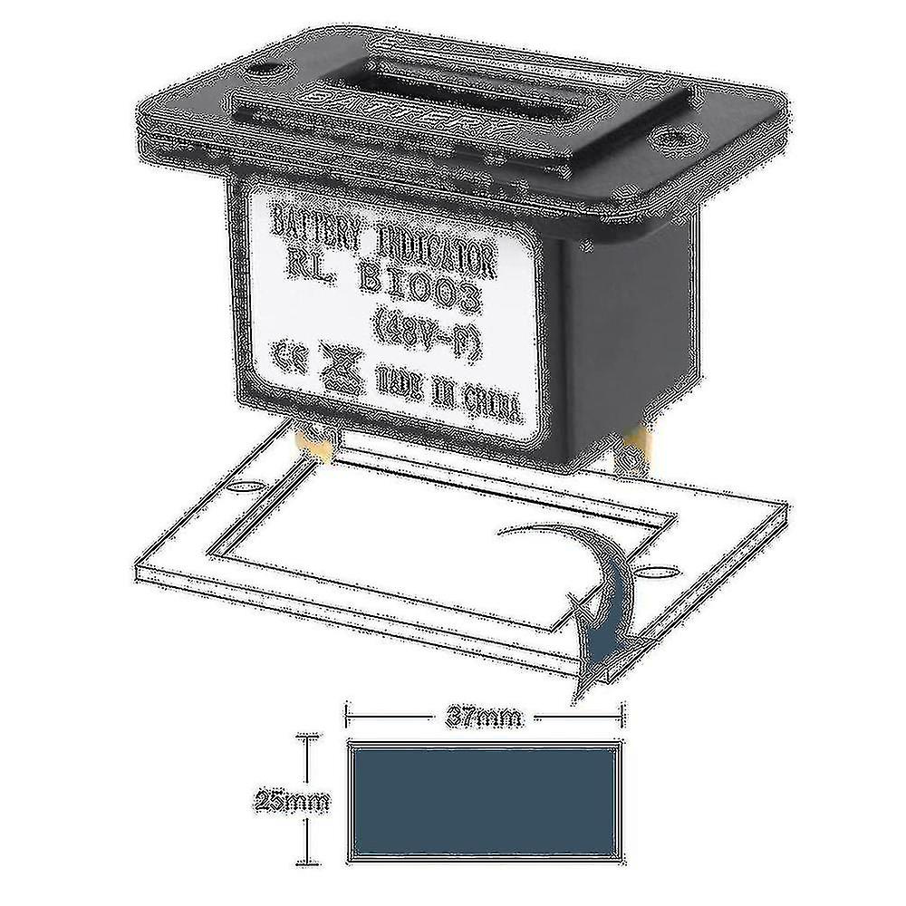 Golf Cart Battery Meter 48v Led Battery Indicator Battery Gauge Battery Level Meter Ip65 For Club C