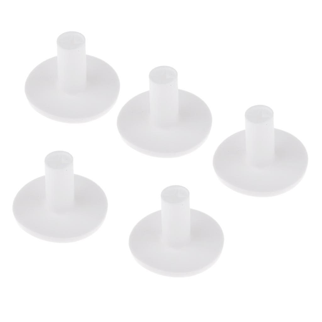 5 Pieces Rubber Golf Tees Holder For Golf Driving Range Tee Practice Tool