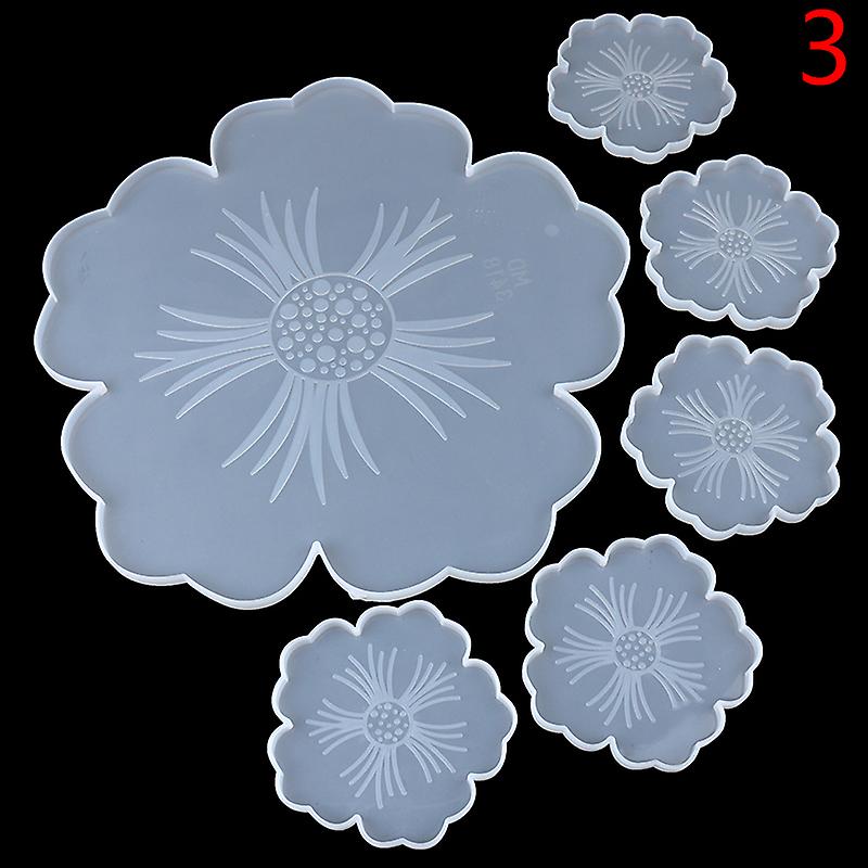 Sakura Tea Tray Coaster Silicone Mold for DIY for Epoxy Resin Molds Making Tools