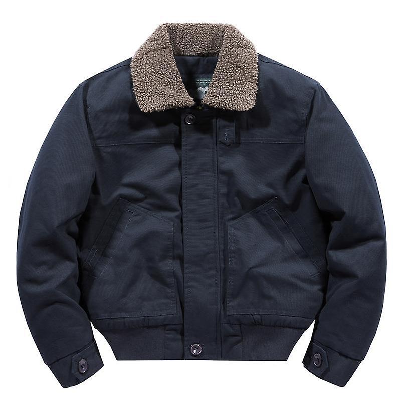 Ny fløjlsfrakke En's vinterlammefrakke vintertop plus fløjlstyk