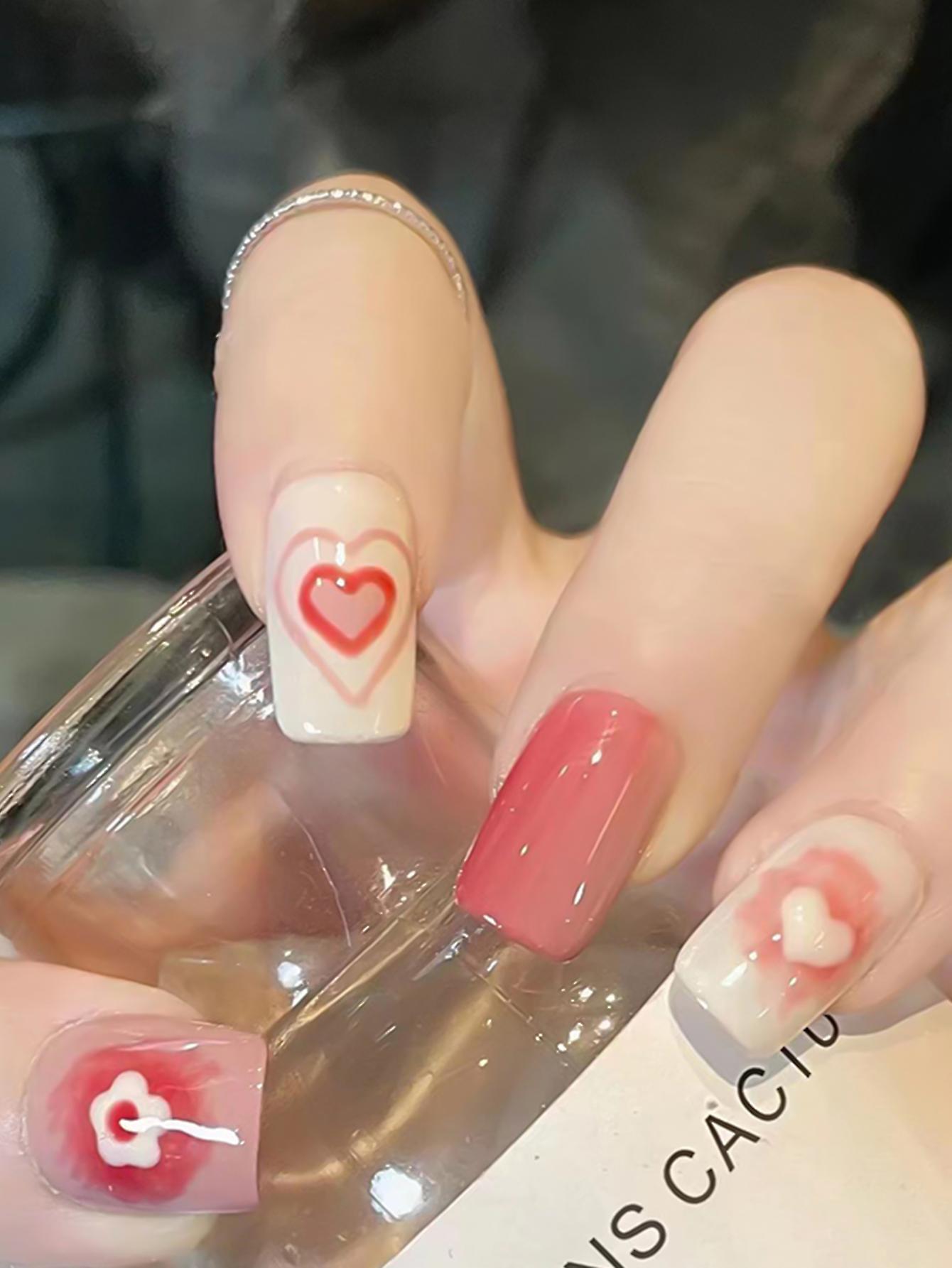 French Nails Full Cover