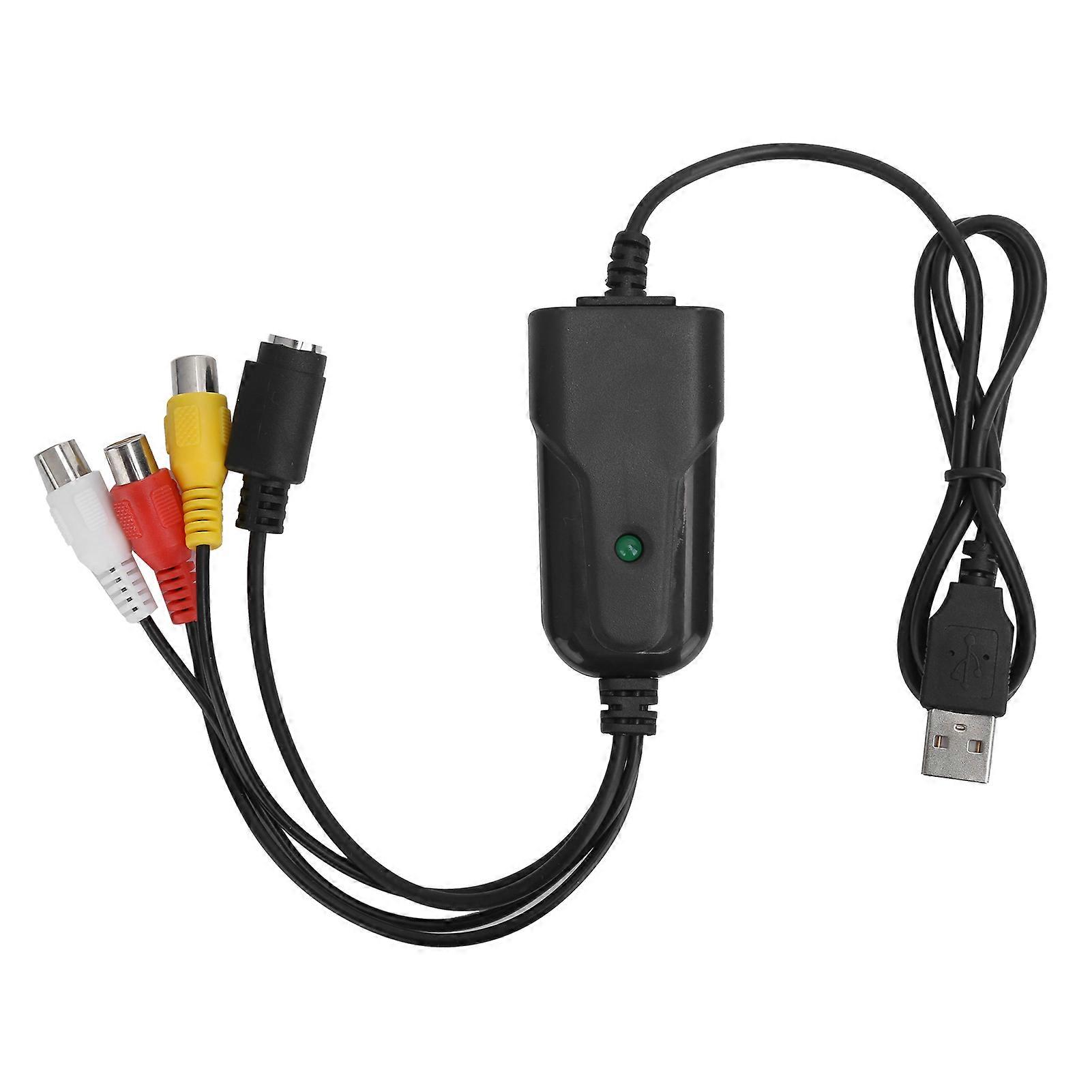 USB 2.0 Video Digital Converter Audio Capture Card Device for Windows7/8/10/Vista