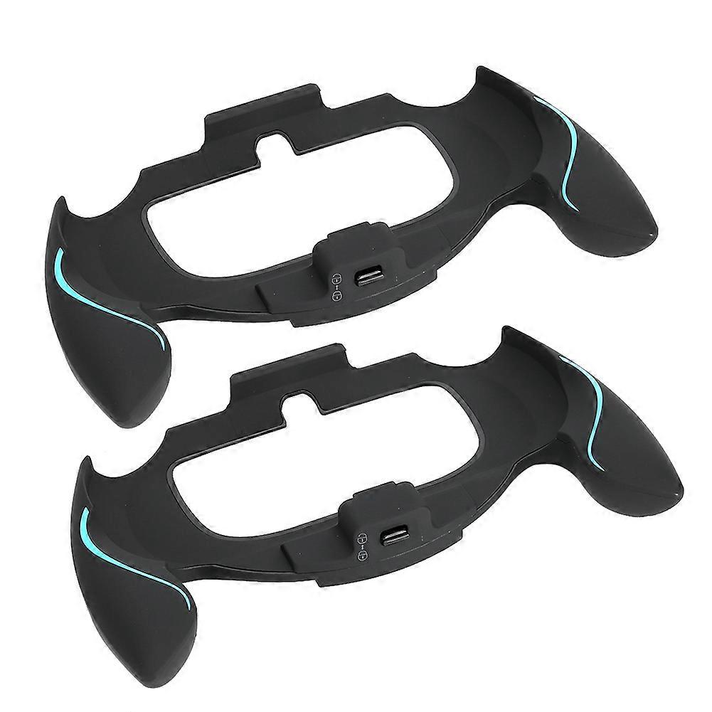 2Pcs Game Machine Curved Handle Grip Cover for Sony PSV1000 Game Console for PSVITAblue 