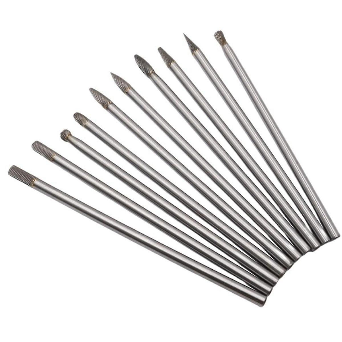 Carbide Rotary File Extension Handle 6X6X150mm Tungsten Steel Grinding Head Metal Jade Wood Grindin