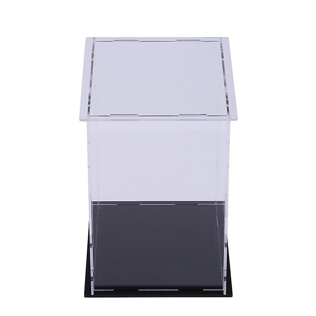 Collectible Clear Acrylic Showcase Cube Box for Diecast Car Truck Displaying