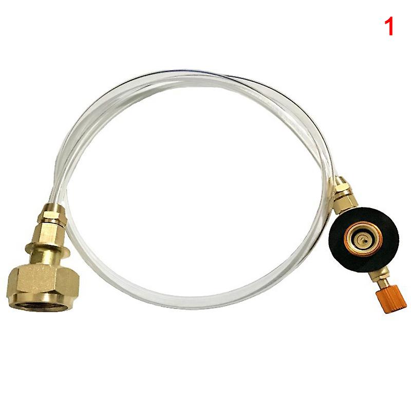 Outdoor Gas Stove Propane Refill Adapter Flat Cylinder Tank Coupler for Camping