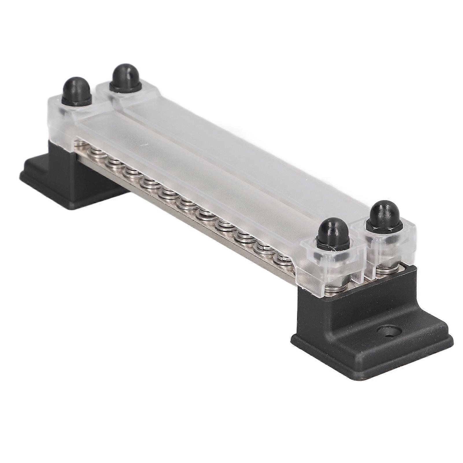 24 Barre omnibus de terminal avec couvercle OT Terminal 48V 150A Bloc de distribution d’alimentation à double rangée