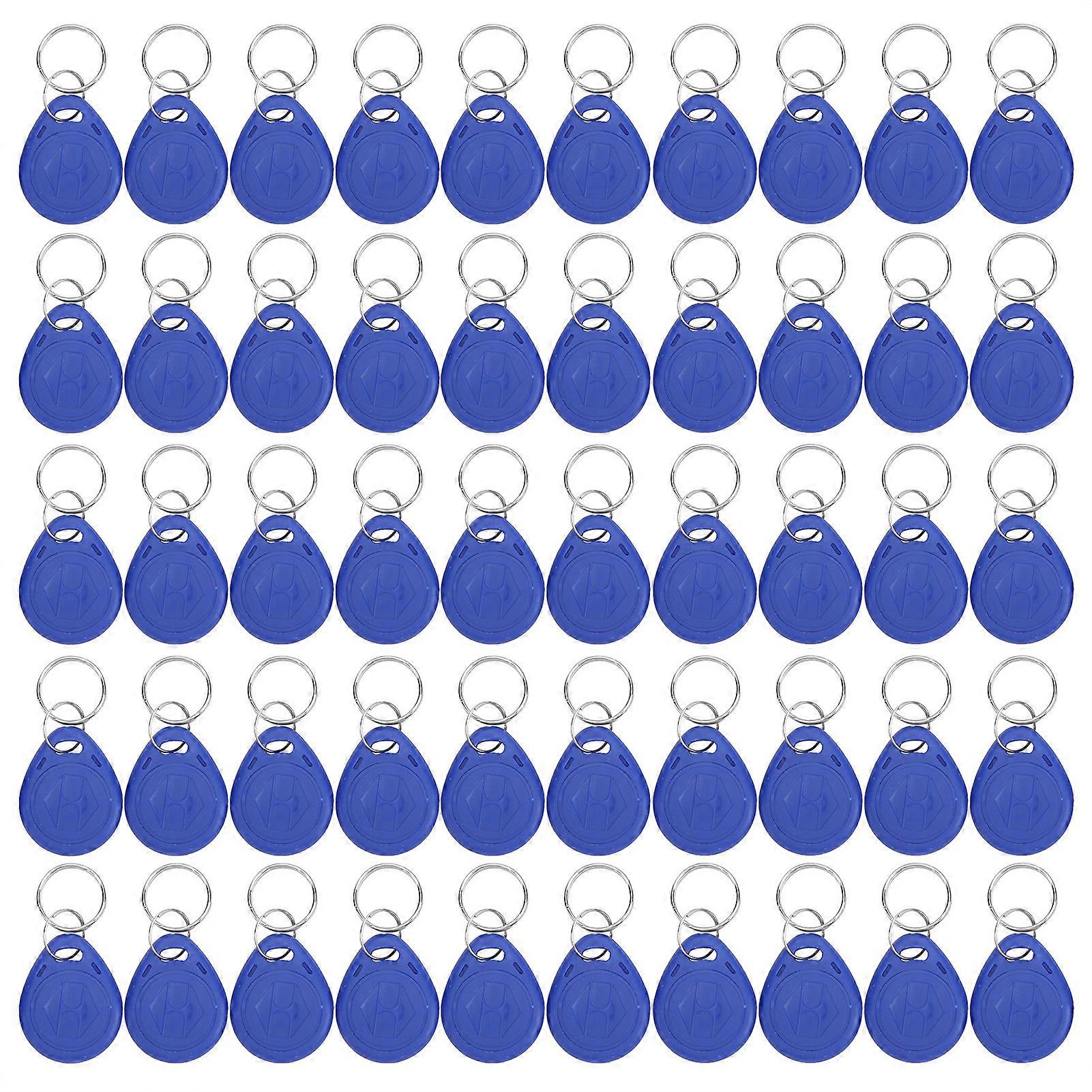 50pcs ID Card Key Fob Token Tag 125KHZ Rewritable Universal for Access Control Elevator Parking
