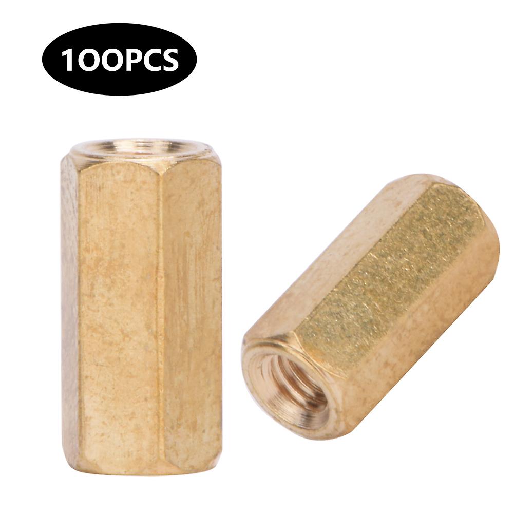 Motherboard Brass Standoff Coupling Hex Nuts Accessories M3 2-Ways M3x5/6/8/10/12/15/20-50100Pcs M3 x 12