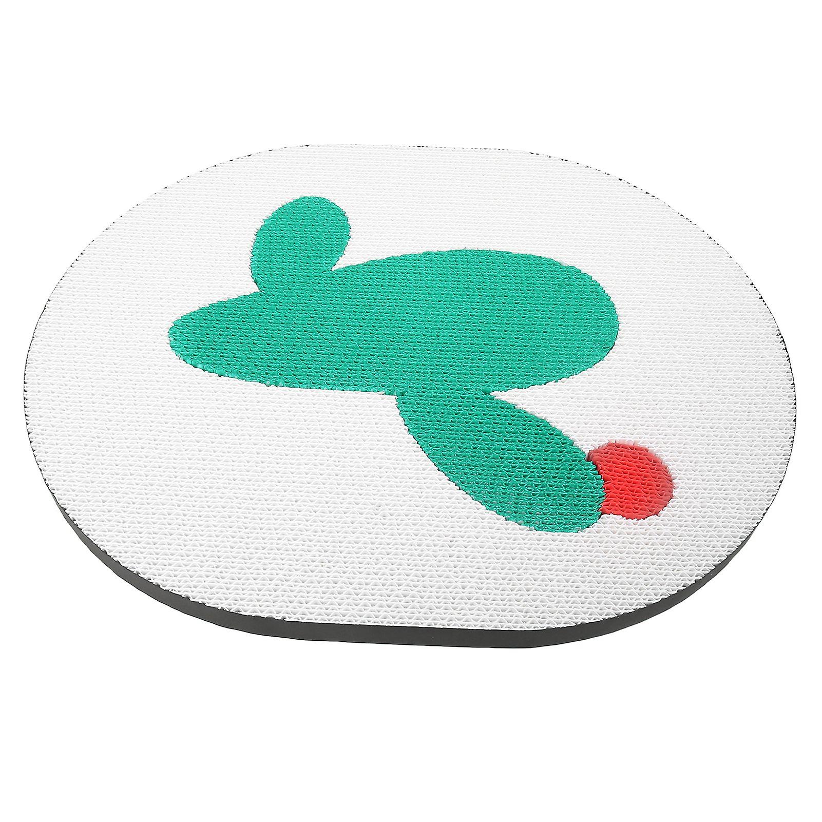 Cat Scratching Board Multipurpose Cartoon Cactus Pattern bølgepapp Scratch Pad for innendørs 