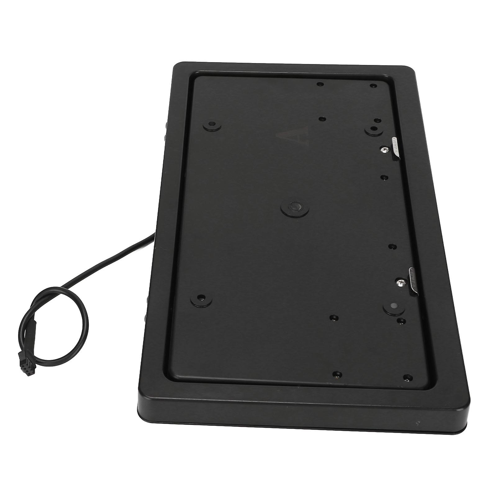 Reversible License Plate Frame Bracket Holder with Remote Control for Standard US Canadian Vehicles