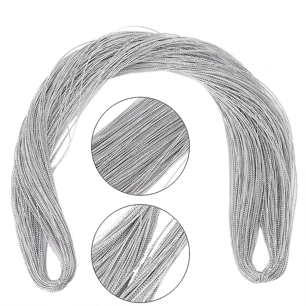 100 Yards Silver DIY Cord Thread Rope String 1mm Width Yarn